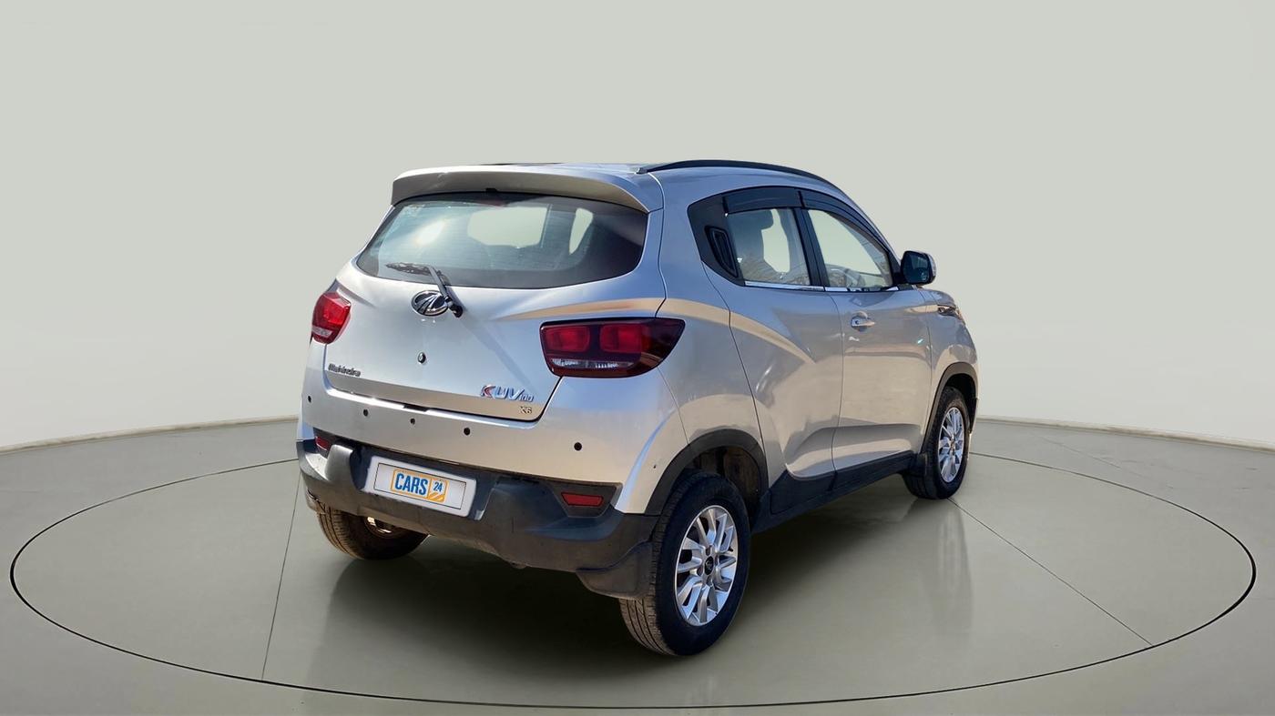 2017 Mahindra Kuv100 K6 6 STR, Petrol, Manual, 60,467 km, Right Back Diagonal