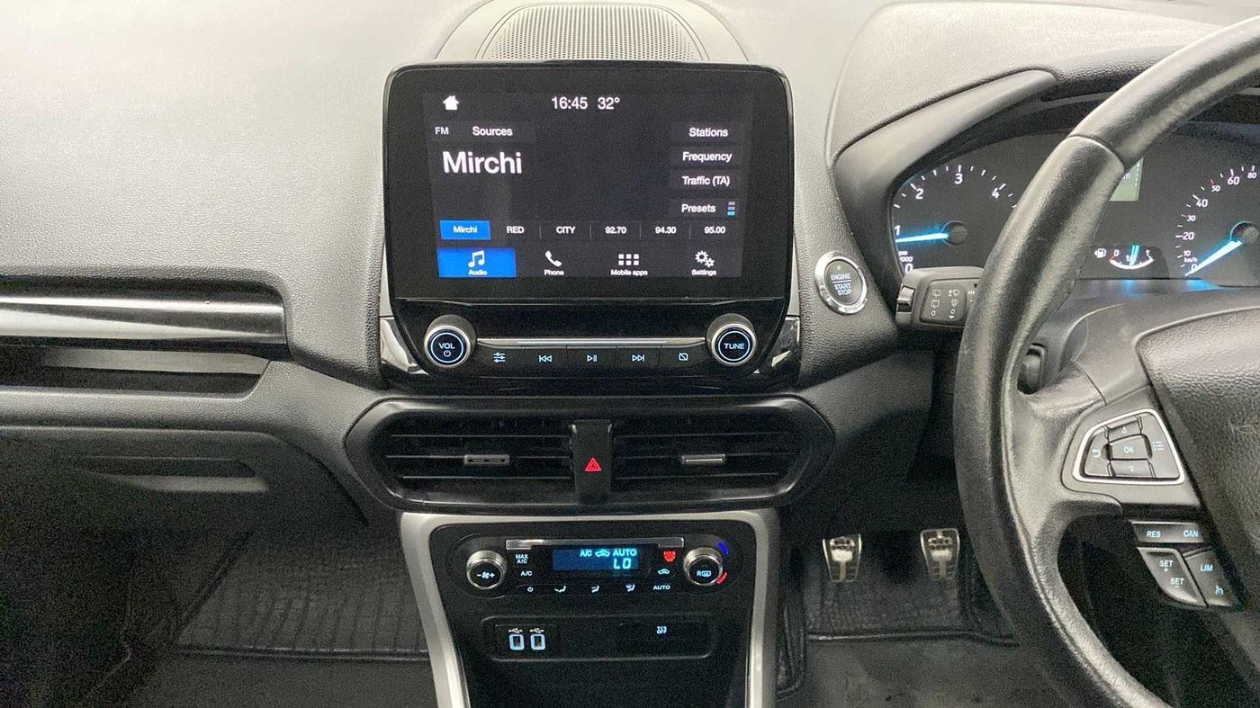 2018 Ford Ecosport TITANIUM + 1.5L DIESEL, Diesel, Manual, 1,12,956 km, Air Conditioner