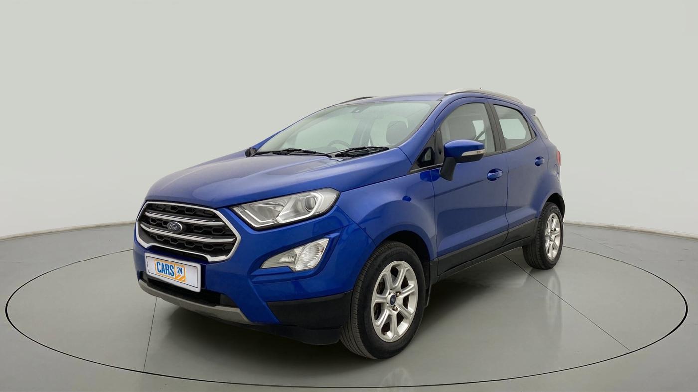 2018 Ford Ecosport TITANIUM + 1.5L DIESEL, Diesel, Manual, 1,12,956 km, Left Front Diagonal