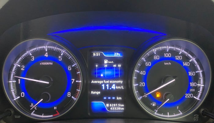 2020 Maruti Baleno ALPHA PETROL 1.2, Petrol, Manual, 43,402 km, Odometer Image