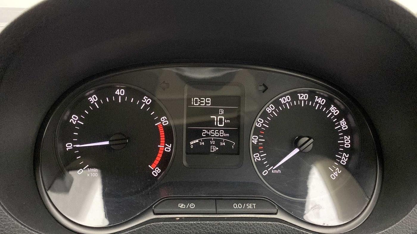 2020 Skoda Rapid 1.0 AMBITION TSI MT, Petrol, Manual, 24,568 km, Odometer Image