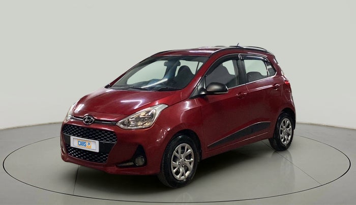 2017 Hyundai Grand i10 SPORTZ (O) 1.2 KAPPA VTVT, Petrol, Manual, 41,156 km, Left Front Diagonal