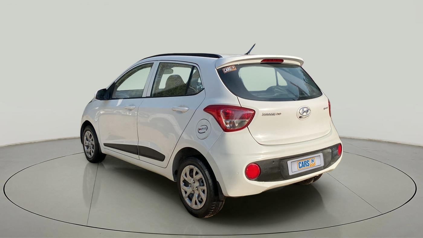 2018 Hyundai Grand i10 SPORTZ 1.2 KAPPA VTVT, Petrol, Manual, 32,301 km, Left Back Diagonal