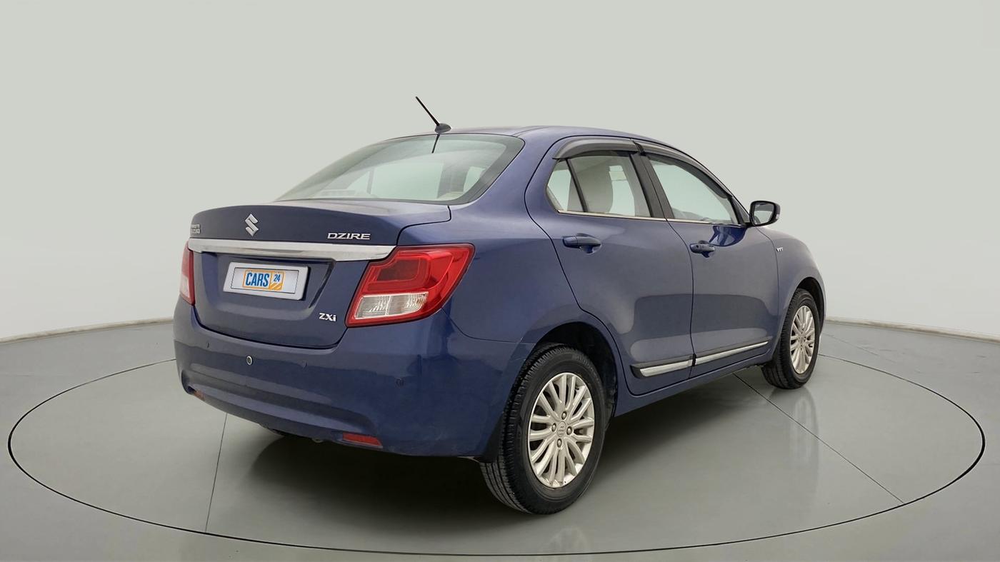 2019 Maruti Dzire ZXI AMT, Petrol, Automatic, 23,141 km, Right Back Diagonal