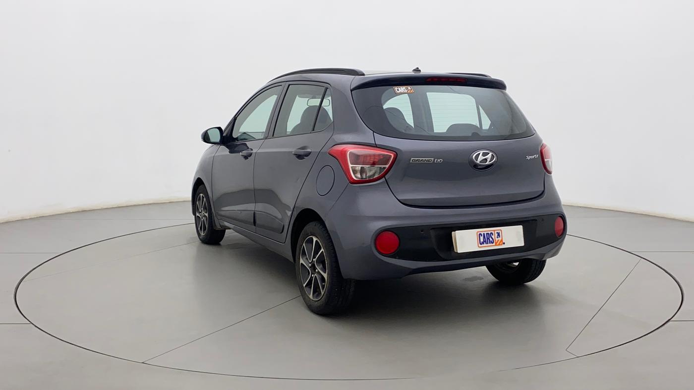 2018 Hyundai Grand i10 SPORTZ AT 1.2 KAPPA VTVT, Petrol, Automatic, 40,889 km, Left Back Diagonal