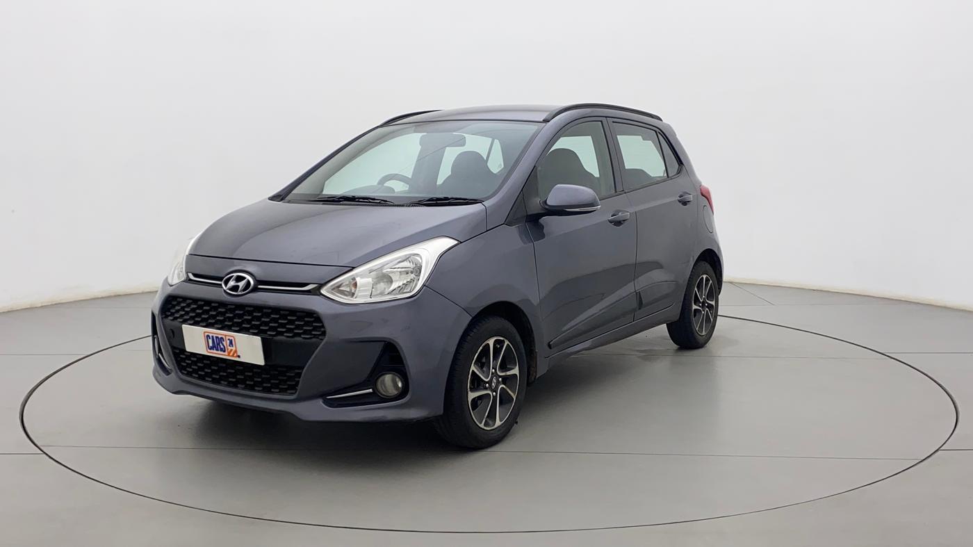 2018 Hyundai Grand i10 SPORTZ AT 1.2 KAPPA VTVT, Petrol, Automatic, 40,889 km, Left Front Diagonal