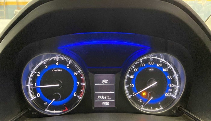 2020 Maruti Baleno DELTA PETROL 1.2, Petrol, Manual, 35,636 km, Odometer Image
