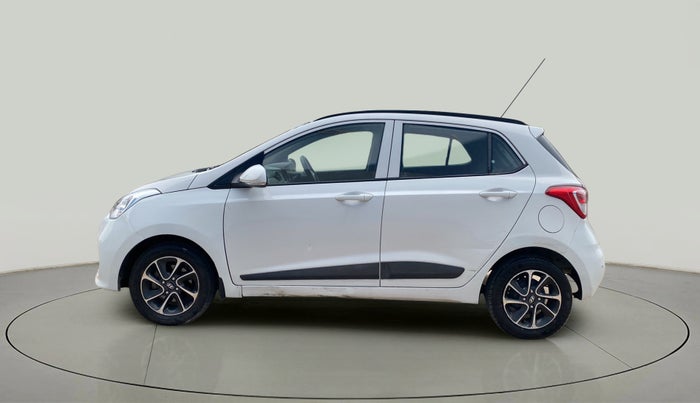 2017 Hyundai Grand i10 SPORTZ (O) AT 1.2 KAPPA VTVT, Petrol, Automatic, 73,453 km, Left Side