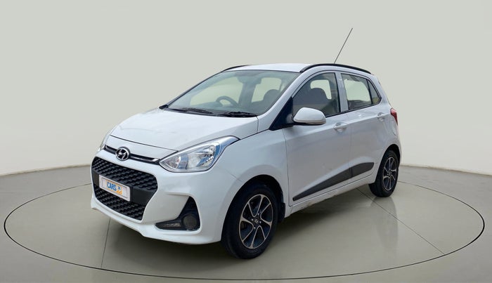 2017 Hyundai Grand i10 SPORTZ (O) AT 1.2 KAPPA VTVT, Petrol, Automatic, 73,453 km, Left Front Diagonal