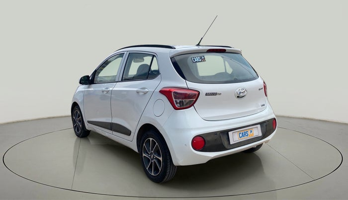 2017 Hyundai Grand i10 SPORTZ (O) AT 1.2 KAPPA VTVT, Petrol, Automatic, 73,453 km, Left Back Diagonal