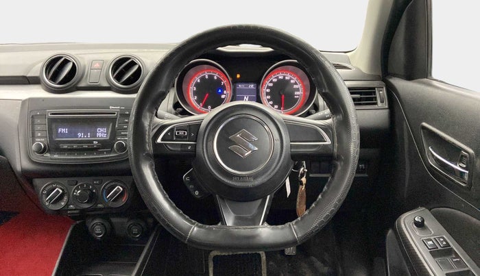 2021 Maruti Swift VXI AMT, Petrol, Automatic, 13,187 km, Steering Wheel Close Up