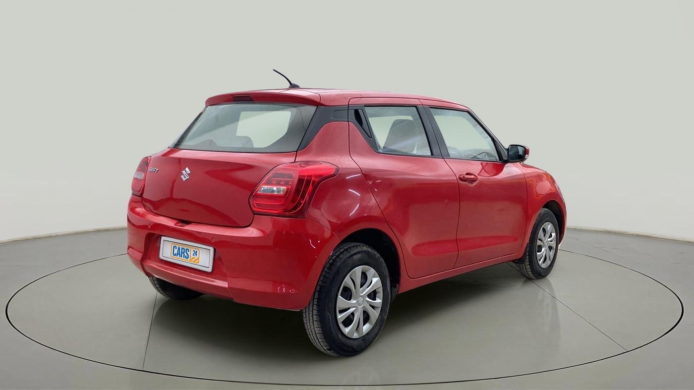2021 Maruti Swift VXI AMT, Petrol, Automatic, 13,187 km, Right Back Diagonal