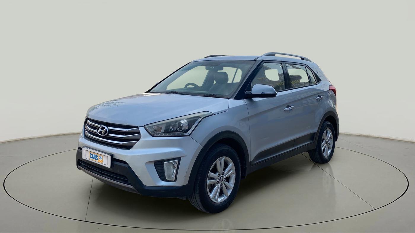 2015 Hyundai Creta SX PLUS 1.6 PETROL, Petrol, Manual, 77,638 km, Left Front Diagonal