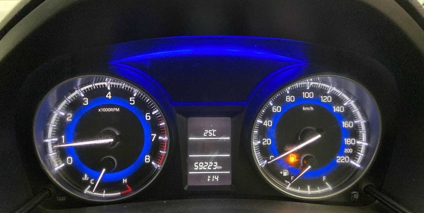 2020 Maruti Baleno DELTA PETROL 1.2, Petrol, Manual, 59,222 km, Odometer Image