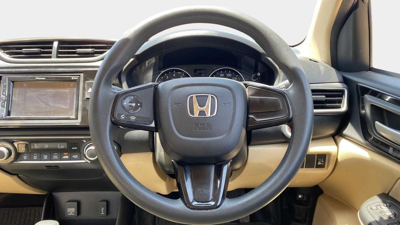 2018 Honda Amaze 1.2L I-VTEC V CVT, Petrol, Automatic, 24,053 km, Steering Wheel Close Up