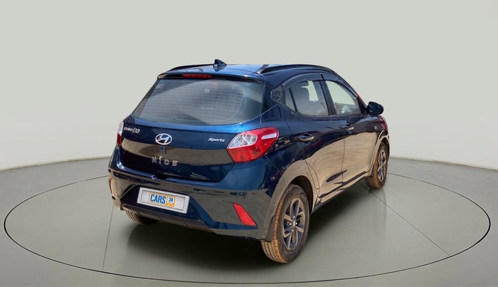 2020 Hyundai GRAND I10 NIOS SPORTZ AMT 1.2 KAPPA VTVT, Petrol, Automatic, 17,285 km, Right Back Diagonal