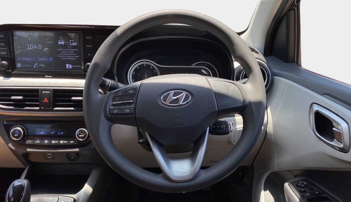 2020 Hyundai GRAND I10 NIOS SPORTZ AMT 1.2 KAPPA VTVT, Petrol, Automatic, 17,285 km, Steering Wheel Close Up