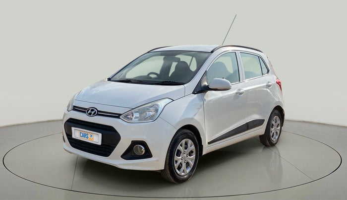 2016 Hyundai Grand i10 SPORTZ 1.2 KAPPA VTVT, Petrol, Manual, 66,630 km, Left Front Diagonal