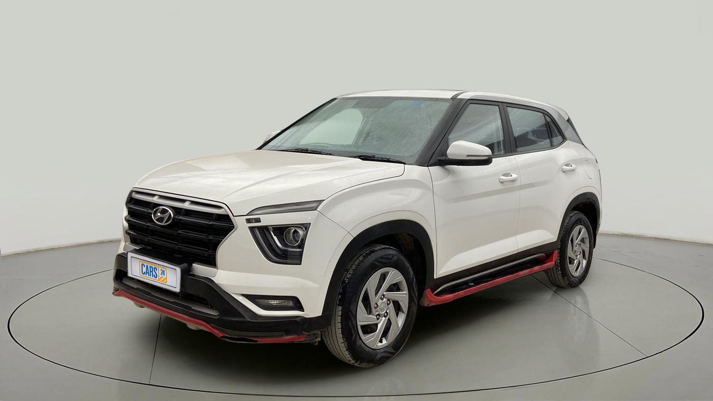 2021 Hyundai Creta EX 1.5 PETROL, Petrol, Manual, 10,428 km, Left Front Diagonal