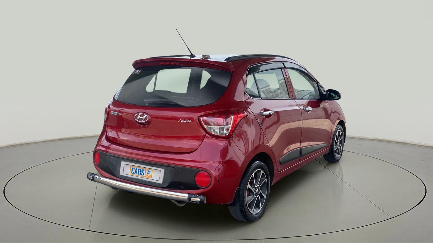 2018 Hyundai Grand i10 ASTA 1.2 KAPPA VTVT, Petrol, Manual, 15,804 km, Right Back Diagonal