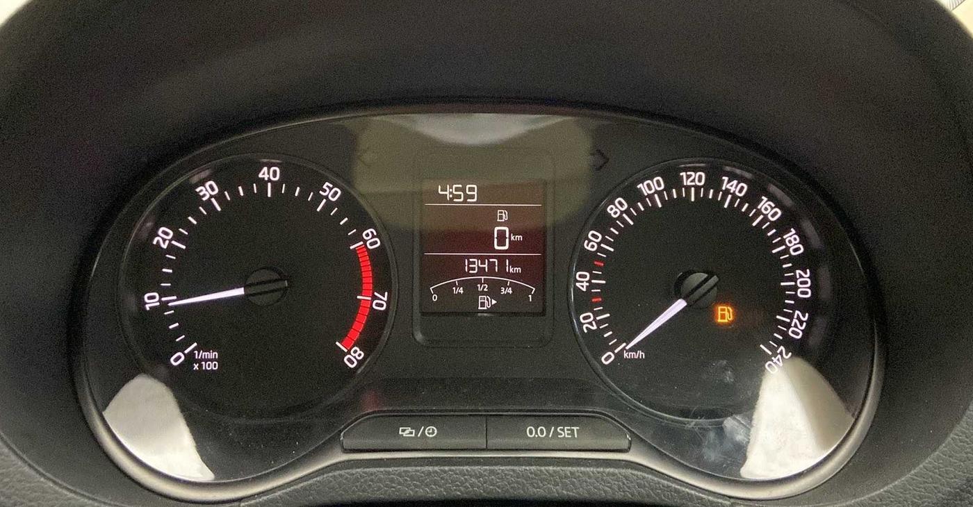2021 Skoda Rapid STYLE TSI, Petrol, Manual, 13,471 km, Odometer Image