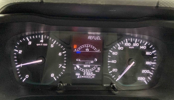 2020 Tata ALTROZ XT PETROL, Petrol, Manual, 21,656 km, Odometer Image
