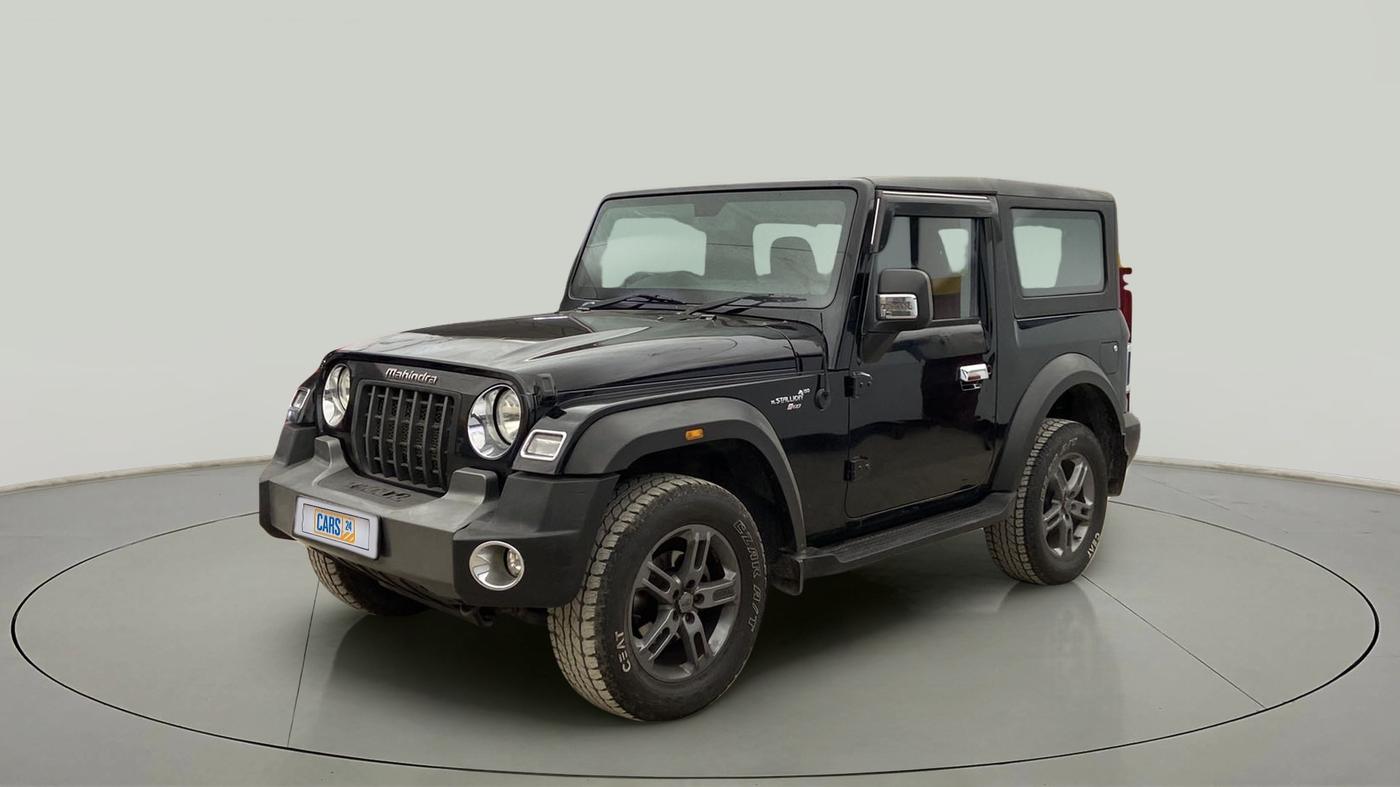 2021 Mahindra Thar LX PETROL HT 4WD AT, Petrol, Automatic, 34,098 km, Left Front Diagonal