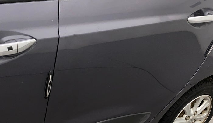 2015 Hyundai Grand i10 ASTA 1.2 KAPPA VTVT, Petrol, Manual, 30,203 km, Rear left door - Minor scratches