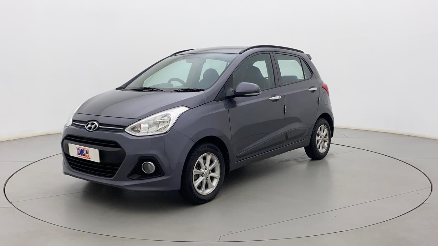 2015 Hyundai Grand i10 ASTA 1.2 KAPPA VTVT, Petrol, Manual, 30,203 km, Left Front Diagonal