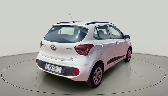 2018 Hyundai Grand i10 SPORTZ 1.2 KAPPA VTVT, Petrol, Manual, 36,861 km, Right Back Diagonal