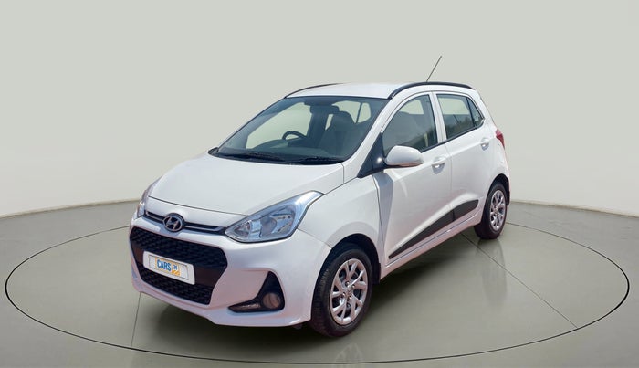 2018 Hyundai Grand i10 SPORTZ 1.2 KAPPA VTVT, Petrol, Manual, 36,861 km, Left Front Diagonal