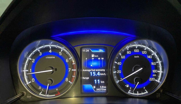 2020 Maruti Baleno ZETA PETROL 1.2, Petrol, Manual, 34,570 km, Odometer Image