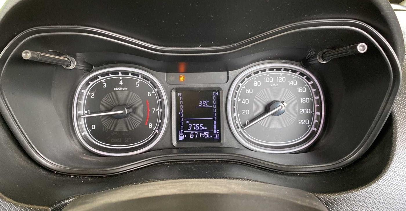 2020 Maruti Vitara Brezza ZXI PLUS, Petrol, Manual, 67,258 km, Odometer Image