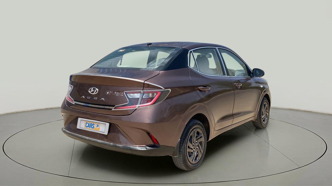 2020 Hyundai AURA S 1.2, Petrol, Manual, 33,737 km, Right Back Diagonal