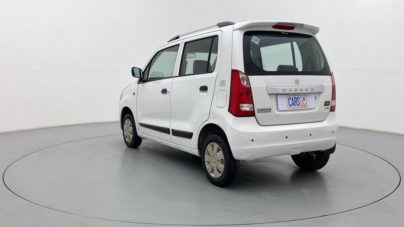 2015 Maruti Wagon R 1.0 LXI CNG, CNG, Manual, 71,412 km, Left Back Diagonal