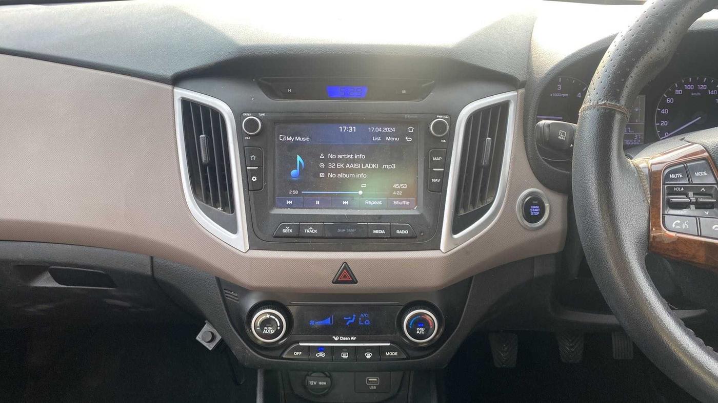 2018 Hyundai Creta SX PLUS 1.6 DIESEL, Diesel, Manual, 76,629 km, Air Conditioner