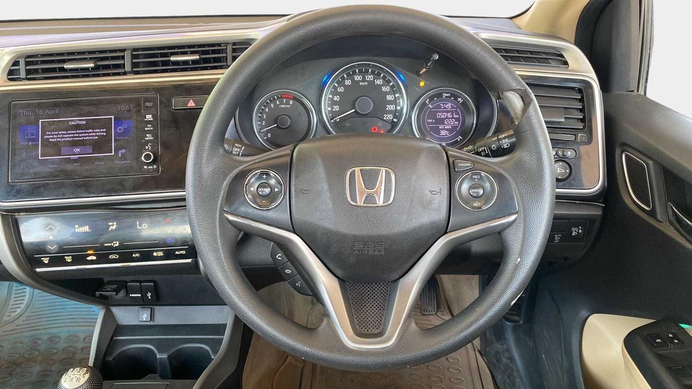 2017 Honda City 1.5L I-VTEC V MT, Petrol, Manual, 50,542 km, Steering Wheel Close Up
