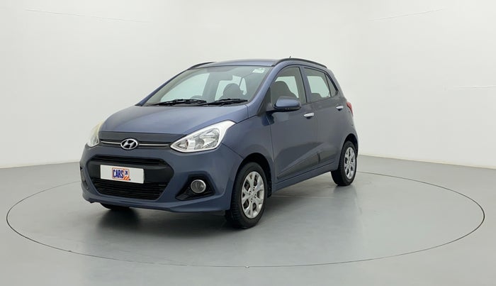 2014 Hyundai Grand i10 SPORTZ 1.2 KAPPA VTVT, Petrol, Manual, 45,170 km, Left Front Diagonal