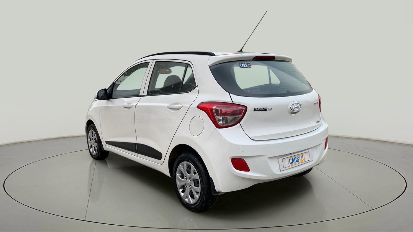 2016 Hyundai Grand i10 SPORTZ 1.2 KAPPA VTVT, Petrol, Manual, 48,476 km, Left Back Diagonal