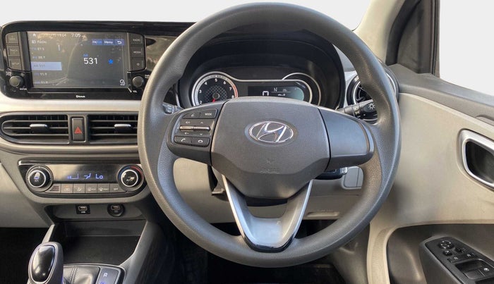 2019 Hyundai GRAND I10 NIOS SPORTZ AMT 1.2 KAPPA VTVT, Petrol, Automatic, 18,480 km, Steering Wheel Close Up