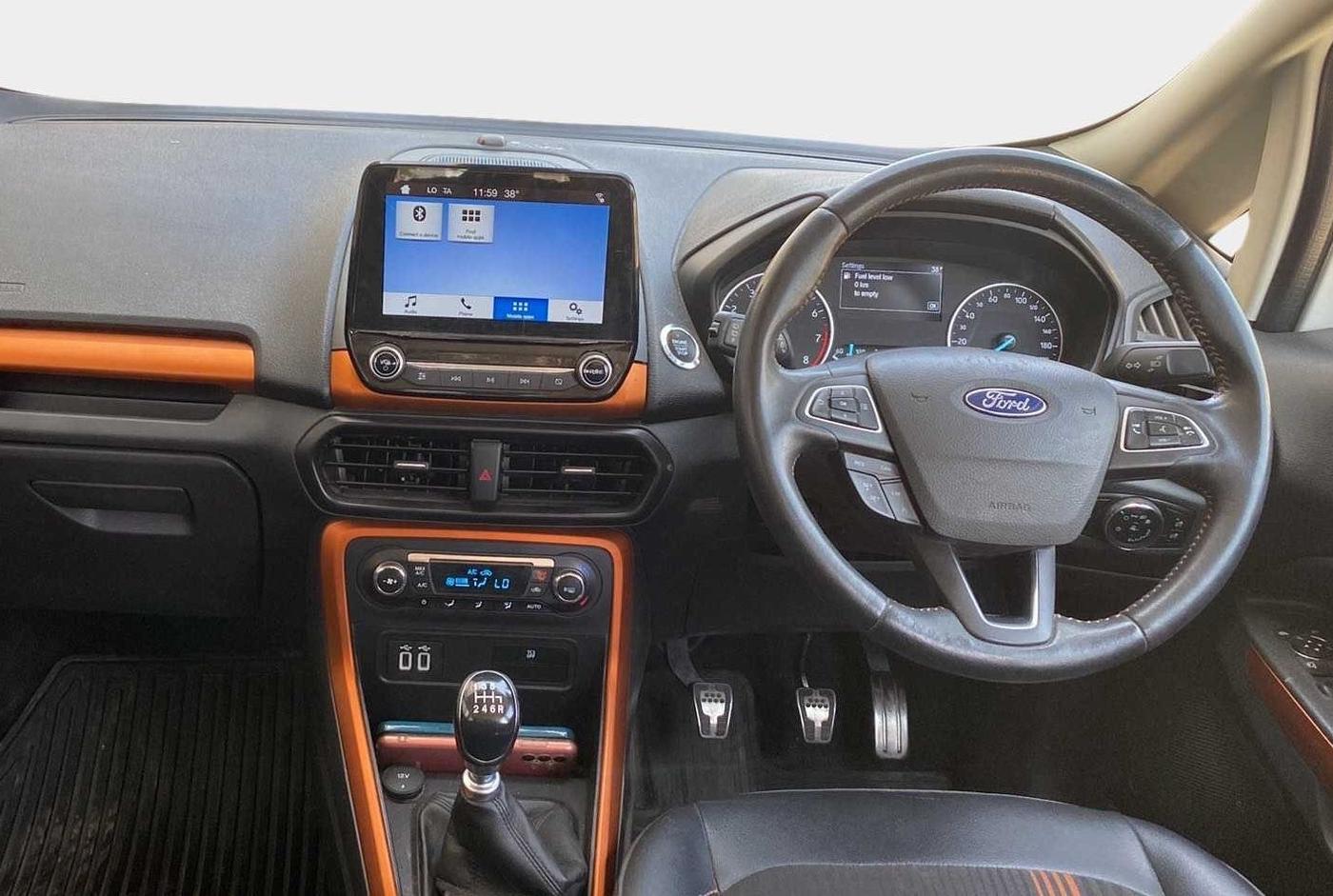 2018 Ford Ecosport TITANIUM 1.0L ECOBOOST SPORTS(SUNROOF), Petrol, Manual, 13,931 km, Steering Wheel Close Up