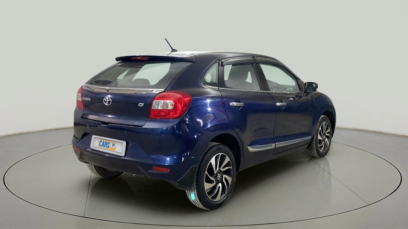 2019 Toyota Glanza G CVT, Petrol, Automatic, 55,784 km, Right Back Diagonal