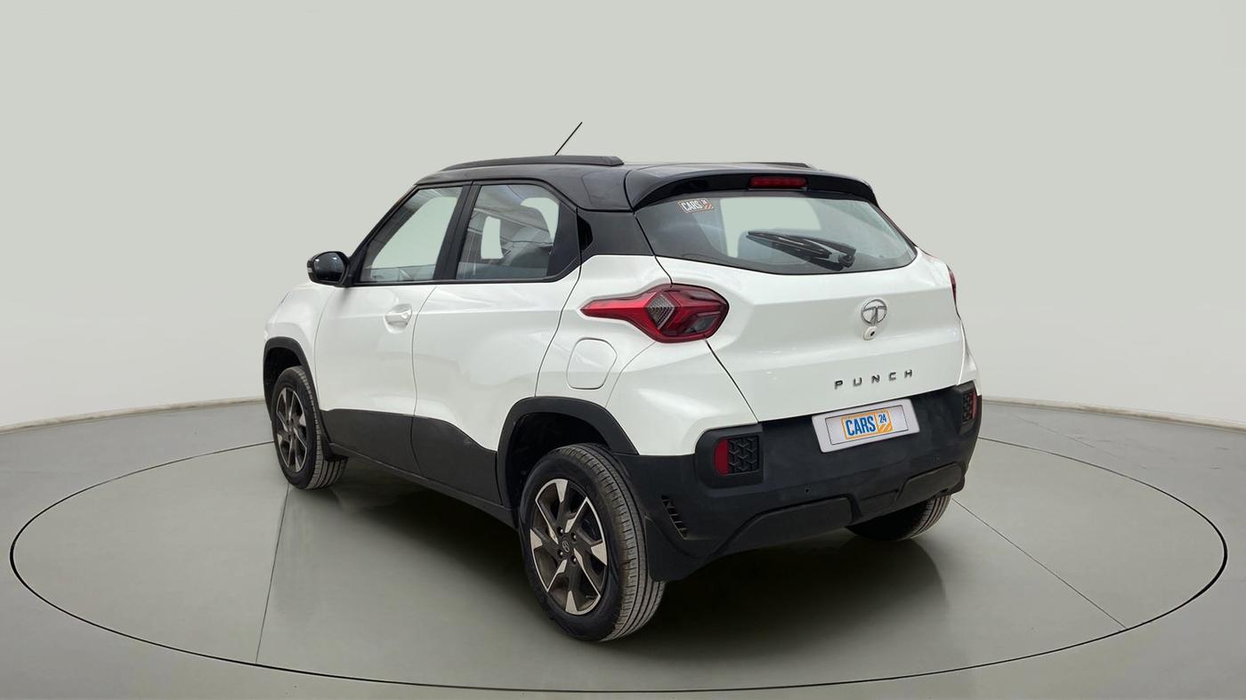 2022 Tata PUNCH CREATIVE AMT 1.2 RTN DUAL TONE, Petrol, Automatic, 7,078 km, Left Back Diagonal