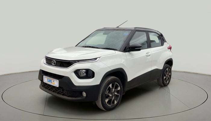 2022 Tata PUNCH CREATIVE AMT 1.2 RTN DUAL TONE, Petrol, Automatic, 7,078 km, Left Front Diagonal
