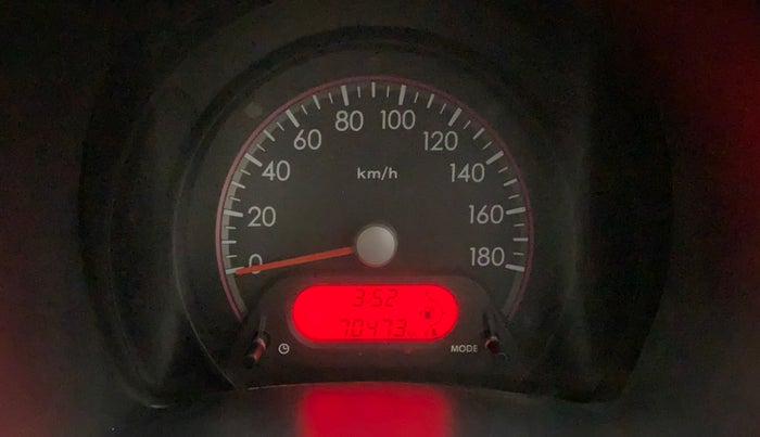 2013 Maruti A Star VXI, Petrol, Manual, 70,435 km, Odometer Image