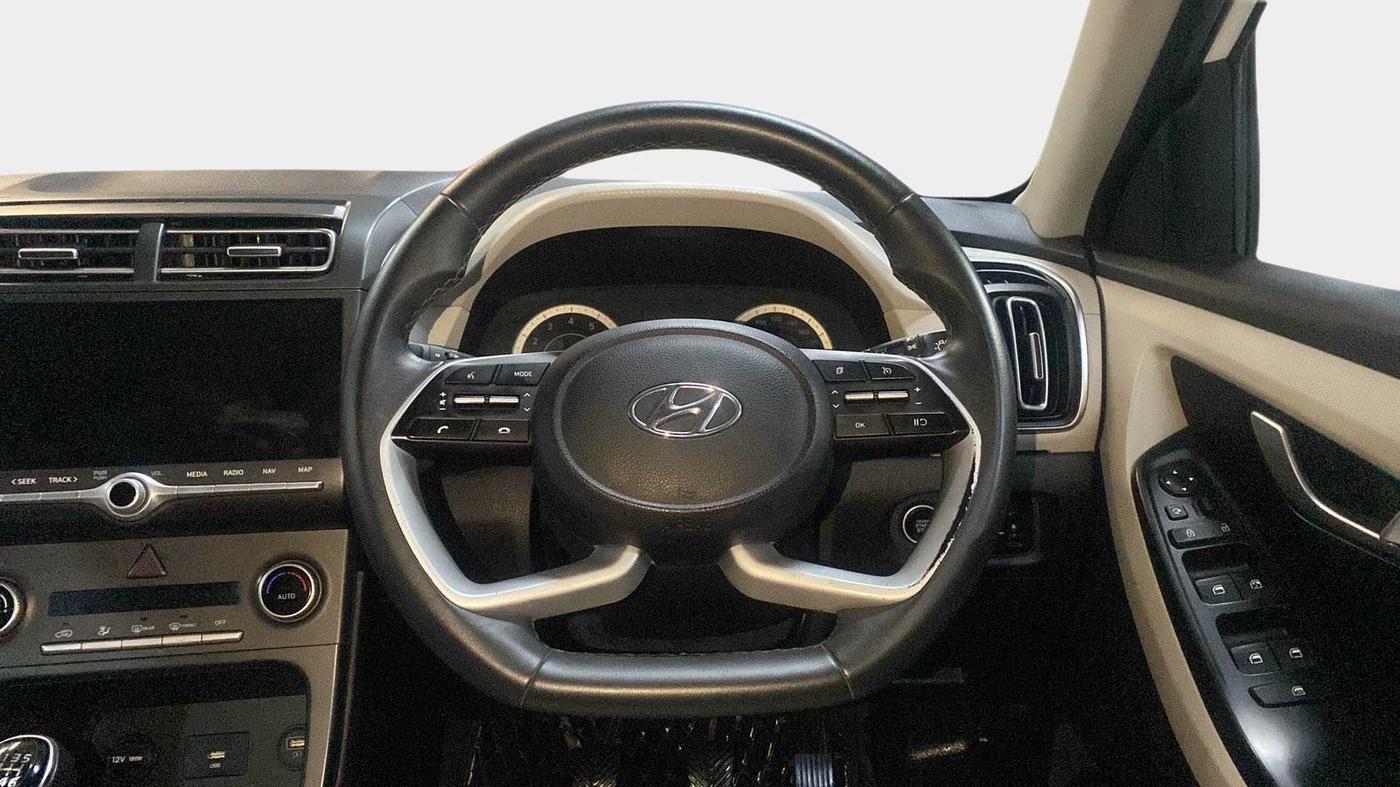 2020 Hyundai Creta SX 1.5 PETROL, Petrol, Manual, 64,108 km, Steering Wheel Close Up