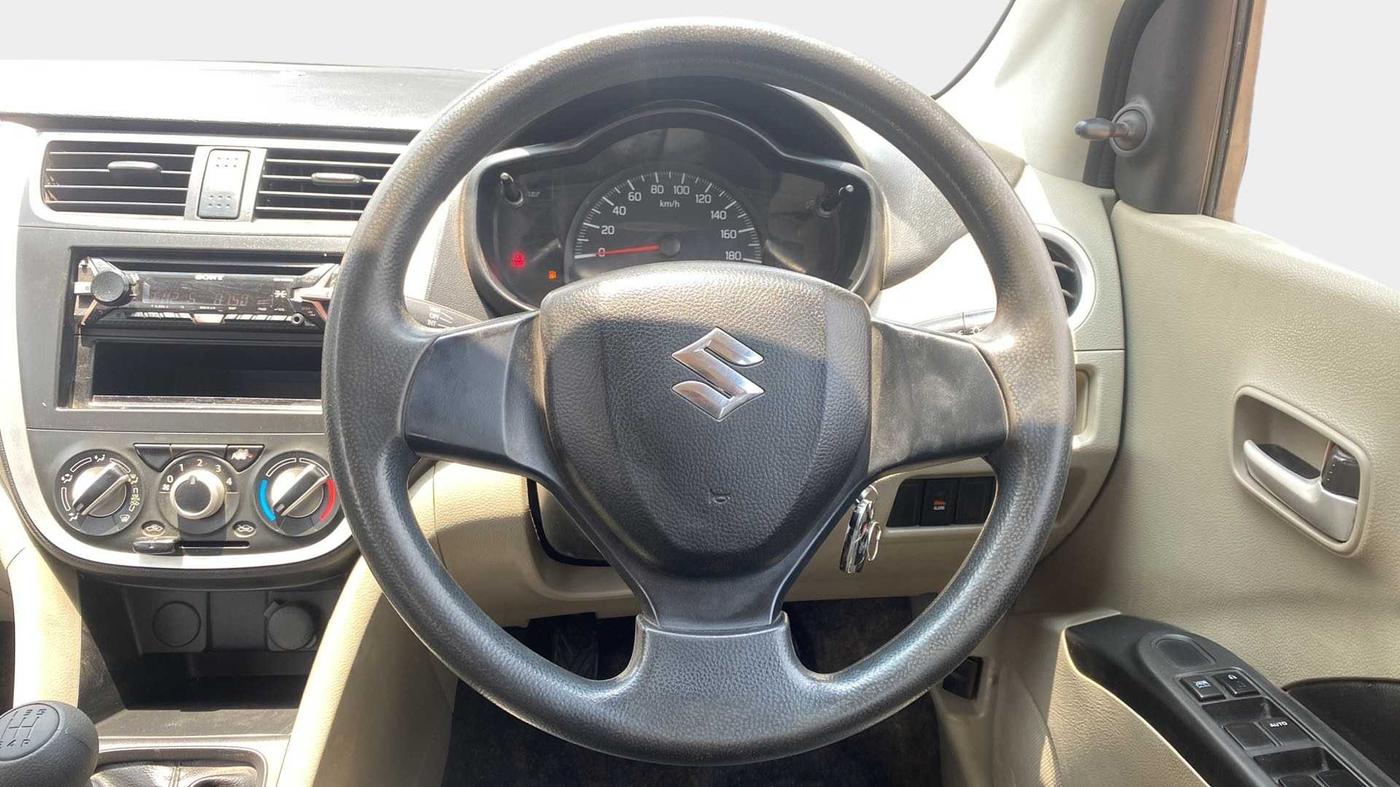 2015 Maruti Celerio VXI, Petrol, Manual, 53,673 km, Steering Wheel Close Up