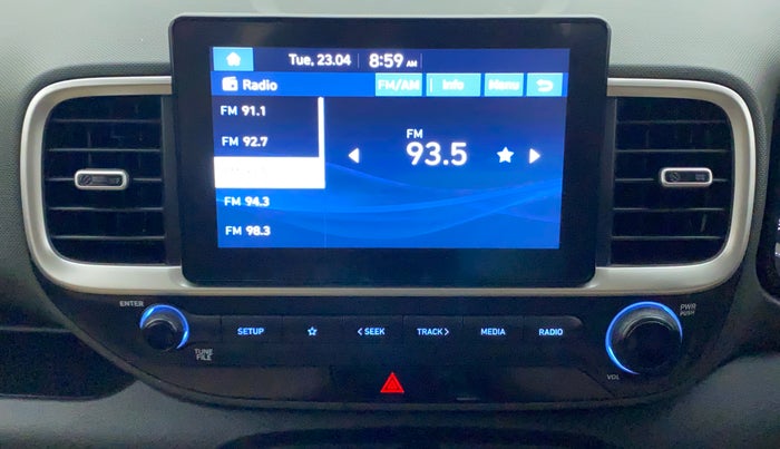 2021 Hyundai VENUE SX 1.0 TURBO IMT, Petrol, Manual, 26,242 km, Infotainment System
