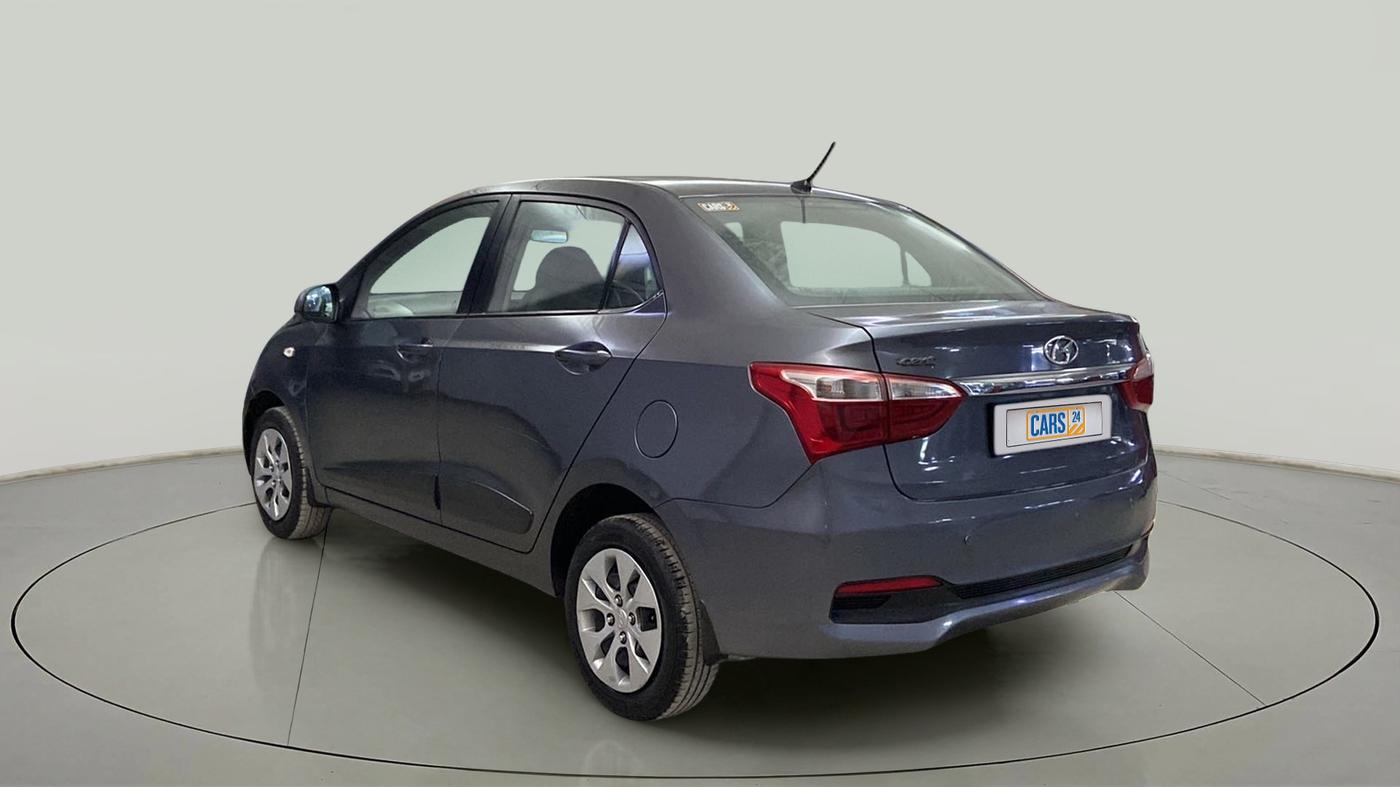 2017 Hyundai Xcent E+, Petrol, Manual, 51,120 km, Left Back Diagonal