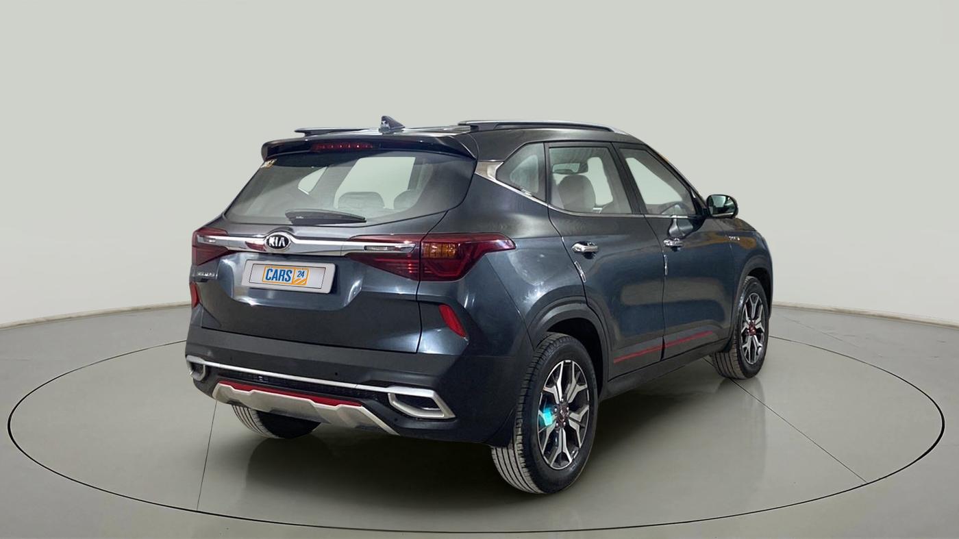 2019 KIA SELTOS GTX PLUS DCT 1.4 PETROL, Petrol, Automatic, 24,468 km, Right Back Diagonal
